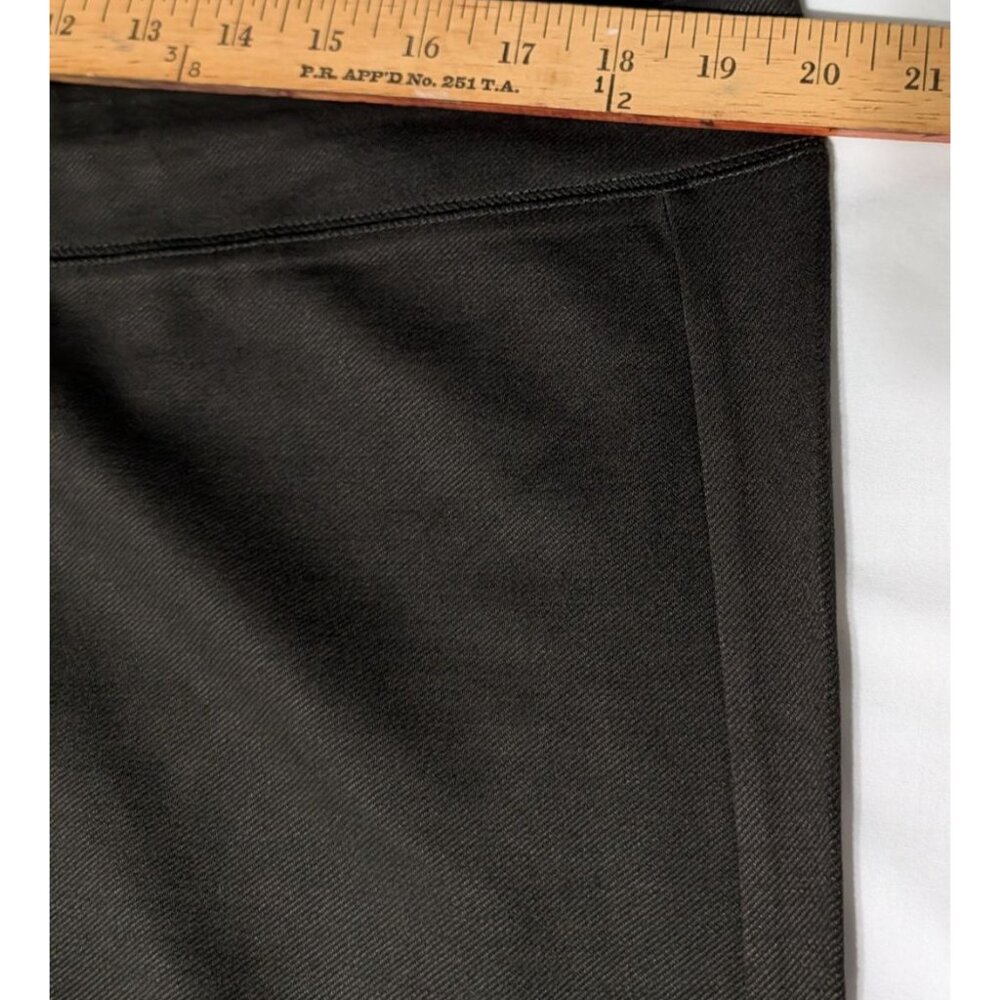 Soft Surroundings Olive Green Leggings Side Pocket Zipper leg Details 1X - Picture 8 of 11